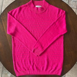 Allison Daly hot pink sweater
